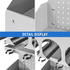 AA Products P-SH-Power Tool Organizer Wall Mount Designed for 16''D Van Shelving Storage, Three Layer 16" W Steel Power Tool Charging Station Organizer