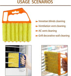 Blind Cleaner Duster Tool, Blinds Cleaner Tool, Extra Washable Blind Duster Sleeve - Microfiber Louver Cleaning Tool for Vents, Air Vent Cleaner and Dusting(8-Pack)