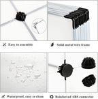 AWTATOS Cube Storage Organizer, 16 Cube Closet Organizer, Stackable Storage Cube Shelves, DIY Portable Closet Clothes Organizer Shelving for Bedroom, Closet, Wardrobe, Bathroom, Translucent