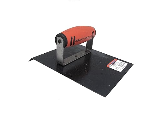 Kraft Tool CF523PF 45-Degree Angle 3/4-Inch Drop Blue Steel Chamfer Edger with ProForm Handle, 6 x 8-Inch