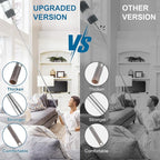 Microfiber Duster, 4PCS with Extension Pole(Stainless Steel) 30 to 100 Inches, Reusable Bendable Dusters, Washable Lightweight Dusters for Cleaning Ceiling Fan, High Ceiling, Blinds, Furniture, Cars