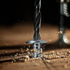 #8 x 1 Inch Wood Screw 100Pcs Alloy Steel Standard Thread Truss Head Fast Self Tapping by SG TZH
