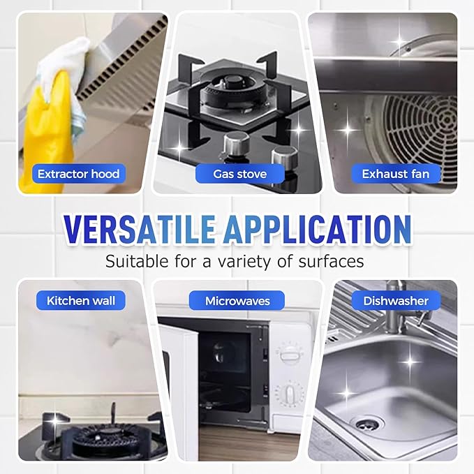 Home Stain Cleaner Gel, 2025 New Dirt Stains Remover, Multi-functional Bathroom Cleaner for Tile Gaps, Cleaning Gel suitable for Kitchen Surfaces, Portable Deodorizing Cleaner (2)