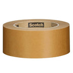 3M Scotch Performance Paper Box Sealing Tape 570, 1.9" x 55 yd (48 mm x 50 m), 1 Roll, Brown, Recycle-Compatible, Great for Packaging, Shipping, and Moving