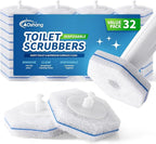 oshang Toilet Brush Refills, Toilet Refill Pads, Disposable Toilet Brush Heads for Toilet and Bathroom Cleaning, Compatible with Clorox Toilet Brush (32 Count)