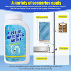 Pipeline Dredging Agent, Drain Clog Remover, Powerful Sink Drain Cleaner for Bathroom and Kitchen Sink Pipe Unclog (1PCS)