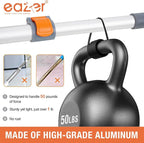Eazer 65'' Squeegee Window Cleaner 2 in 1 Rotatable Window Cleaning Tool Kit with Telescopic Pole, Window Washing Equipment with Bendable Head for Indoor/Outdoor Window and Car Glass