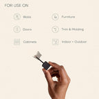 soto Paint Touch Up, Set of 3, 1.5oz Multi-Surface, Matte Finish (Greys & Black) - Grey + Black Scratch Repair for Furniture, Walls, Cabinets, Trim, Doors, Indoor/Outdoor