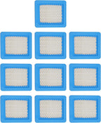 17211-Z8B-901 17211-zl8-023 Air Filter fit for Honda gc135 gcv135 gc160 gcv160 gc190 gcv190 gx100 and gxv57 Engines Lawn Mower Air Cleaner 491588 399959 F220 tillers, Bomag BT60(10 pack)