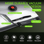 Vacuum Bags for Travel - USB Electric Pump, 18 Pack Carry-on Size Vacuum Seal Bags for Clothing - Space Saver Vacuum Storage Bags for Luggage, Travel Essentials.