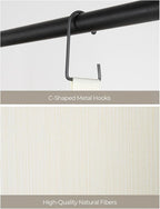 StorageWorks Hanging Closet Organizer, 3-Shelf Hanging Closet Shelves with Top Shelf, 15 ¾"W x 12" D x 31" H, Extra-Large Space, Ivory White