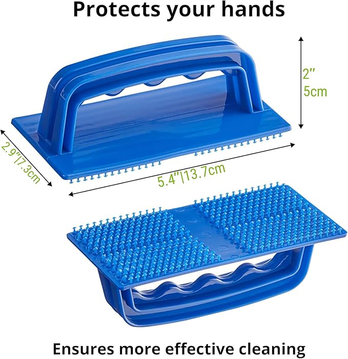 CUSINIUM 31-Piece Griddle Cleaning Kit: 1 Screen Holder, 20 Screens, 10 Cleaning Pads