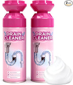 Foaming Drain Cleaner for Household Clogs – Slow-Release Formula for Kitchen & Bathroom Drains (2 pack)
