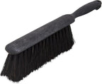 SPARTA Flo-Pac Counter Brush, Bench Brush, Dustpan Brush with Long Lasting for Counters, Floors, And Fireplace, 8 Inches, Black