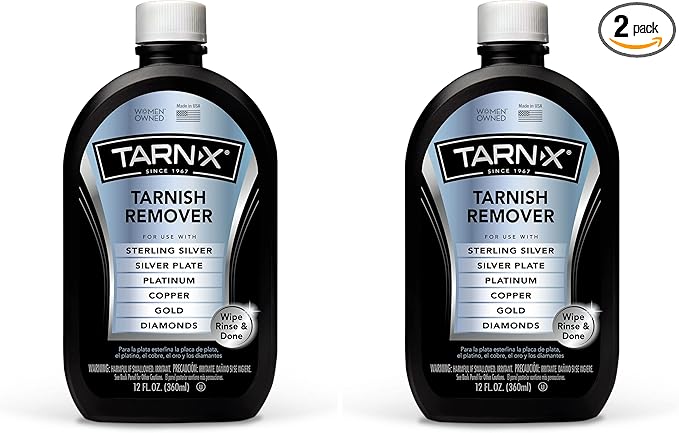 Tarn-X Tarnish Remover, 12 Ounce Bottle (Packaging May Vary) (Pack of 2)