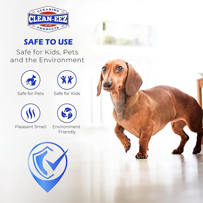 Clean-eez Ultimate Floor Restorer & Polish - Revitalize, Protect, Shine Wood, Laminate, Vinyl, Bamboo, Slate, Terracotta & More (1 Bottle)