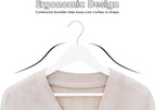 StorageWorks White Wooden Hangers 20 Pack, Heavy Duty Wood Hangers for Closet, Clothes Hangers for Coats, Bridesmaid Suits, Wedding Dress