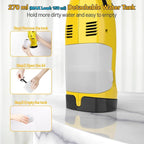 Rechargeable Window Vac, Electric Window Vacuum Squeegee, with 11 in. and 6.7 in. Squeegee Blades, Cordless Window Vacuum Cleaner Set for Cleaning Windows, Shower Doors, Mirrors, Tiles