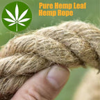 Natural Jute Twine String - 6mm x 164FT Long | Extra Strong & Eco-Friendly for Crafts, Gardening, Packaging, Cat Scratching Posts, and DIY Projects