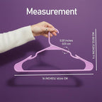 Utopia Home Plastic Hangers 30 Pack - Perfect Space Saving Clothes Hanger - Durable and Strong - Perfect Closet Organizers with Shoulder Grooves (Pink)