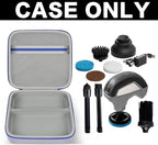 PAIYULE Case for Dremel Versa Power Scrubber Kit Cleaning Tool PC10-07/ PC360-5 Grout Brush, Bathroom Shower Scrub Kitchen & Bathtub Cleaner Holder for Spin Scrubbers, Sponge Pads-Grey(Box Only)