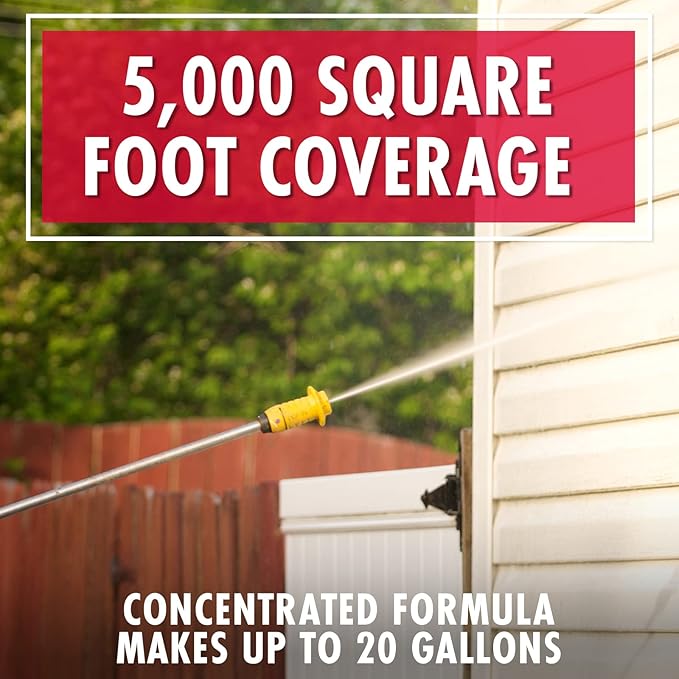 30 SECONDS Pressure Washer Concentrated Cleaner – Power Cleans Stains from Algae, Mold & Mildew, Dirt, Grime – Makes up to 20 Gallons, 2 PACK