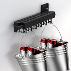 Clothes Drying Rack,Drying Rack Clothing,Luandry Drying Rack,Clothes Hanger Rack,Wall Mounted Luandry Rack,Folding Retractable,Frosted Stone Black Classic,ms-01