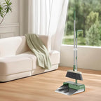 2pcs Double Clamp Broom and Dustpan Connector Set, Secure Cleaning Pole Clamp Accessories for Household Sweeping Tools, Sturdy Dustpan Handle Clip for Home and Office Use