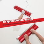Goldblatt 24 Inch Drywall Skimming Blade, 0.3mm Stainless Steel Blade, Aluminum Body - Rigid Lightweight Drywall Knife with End Caps, Ergonomic Grip, for Mud, Repair Plaster Wall