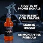 LANE'S Concentrated Auto Glass Cleaner | Tint-Safe Car Windshield, Window Cleaner | Removes Automotive Smoke Film, Fingerprints, & Smudges | Streak-Free, Safe for All Glasses | 32oz, 2 Pack