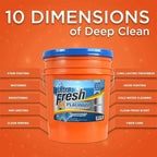 Ultra Fresh Liquid Laundry Detergent Washing Soap, 6X Platinum, ColdWater, 5 Gallon – Fabric Odor Remover to Wash Clothes and Sheets