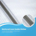 6-Pack Honeycomb Mesh Laundry Bags for Delicates - 12x16 Inches Medium Washing Bags for Bras, Lingerie, Socks, Baby Clothes - Gentle Wash Protection with Zipper Closure (6 Medium)