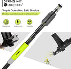 ORIENTOOLS Weed Puller Stand Up Weeder Hand Tool with 3 Claws for Dandelion, Steel Twist Hand Weed Root Pulling Tool Grabber and Picker, 38" Long Handle Lawn Easy Root Remover Garden Tool with D-Grip