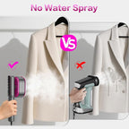 1200W Steamer for Clothes 15-Second Fast Heat-Up 5 Mode LCD Touch Display Portable Handheld Garment Steamer 110ml Tank Wet/Dry Ironing for Travel Home & Business