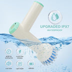 Handheld Electric Spin Cleaning Brush for Baby Bottle, Kitchen, Water Cup with Power Silicone Head,Straw Cleaner Brush, Upgraded 2024 Kitchen Gadgets. Multifunctional Automatic Cordless Hand Scrubber