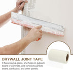 PATIKIL Drywall Repair Mesh Tape, 8 inch x 164 ft Fiberglass Repair Patch Self-Adhesive Dry Wall Joint Tape 9 Mesh Wall Hole Crack and Seam Patch, White