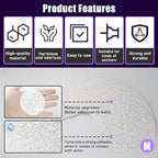 30 Pcs Drywall Anchor Repair Kit Solve Loose Wall Plugs Fast - Ideal for Curtain Rails, Towel Racks, Toilet Paper Holders and More Anchor Hole Patch (3.35 in)