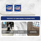 Marble Polishing Paste, Polishing Compound – Quartz Cleaner Countertop, Granite Cleaner & Marble Sealer and Protector,Polishing kit For Marble Countertops, Floors, Walls 2.2LB