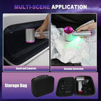 7-In-1 US-Designed Car Vacuum Portable Cordless【Powerful Brushless Motor | 28,000 Pa Suction】【5.0 Graphene Battery|Lasting Endurance】Handheld Vacuum Cordless Car for Home Officeand Pet Hair (Silver)