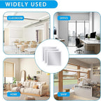 4-Pack 10x10 Inch Drywall Repair Patch Kit, Self-Adhesive Mesh with Aluminum Panels, Heavy-Duty Wall and Ceiling Hole Patch for Large Repairs