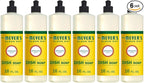 MRS. MEYER'S CLEAN DAY Liquid Dish Soap, Cruelty Free Formula, Honeysuckle Scent, 16 oz- Pack of 6
