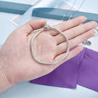 SEVENWELL 50pcs Jewelry Cleaning Cloth Dark Purple Polishing Cloth for Sterling Silver Gold Platinum Small Silver Polish 8x8cm