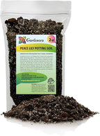 Gardenera's Professional Grade Potting Mix for Peace Lilies : The Perfect Growing Environment for Your Indoor Plants [2-Quart Bag]