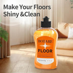 Household Multi-Surface Enzyme Floor Cleaner, Acid-Free Concentrated Mopping Solution for Wood, Hardwood, Laminate, Tile, Marble& Porcelain, Liquid, 17.6 Fl Oz (3 Bottles + 1 Cleaning Cloth)