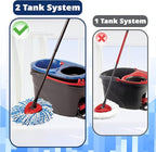 Spin Mop Replacement Head, 3 Pack Mop Replacement Head, Easy Cleaning, Microfiber, Spin Mop Refills, Machine Washable