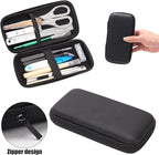 MILUSONG 9-in-1 Portable Tools Set Includes Scissors, Utility Knife, Craft Knife, Ruler, Tape Measure, Sewing Scissors, Tweezers DIY Tool Kit for The Household, Office
