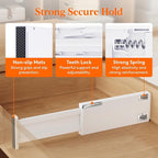 Lifewit 20 Pack 4" High Drawer Dividers 28-43.5cm/11-17" Adjustable Drawer Organizer for Clothes/Utensils, Expandable Drawer Separator in Dresser/Kitchen/Bedroom/Office Organization & Storage White