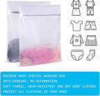 Mesh Wash Bag for Washing Machine-Supper Zipper Net Laundry Bag for Travel,Lingerie,Sweater,Garment,Undergarment,Pack of 2 (20 Inch X 24 Inch)