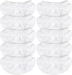 KEEPOW Universal Microfiber Cloths for Handheld Steam Cleaner Attachments Compatible with Wagner Spraytech, Bissell Steam Shot, Comforday, PurSteam, Washable Rags, 10 Pack