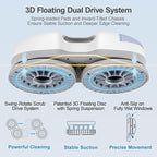 S7 Window Cleaning Robot, 5500Pa Suction, 3D Floating Chassis, HydroJet Water Spray 80ml Tank, Multiple Safety Systems, SLAM 4.0 Navigation, 8 x Cloths, All-in-One Storage Box